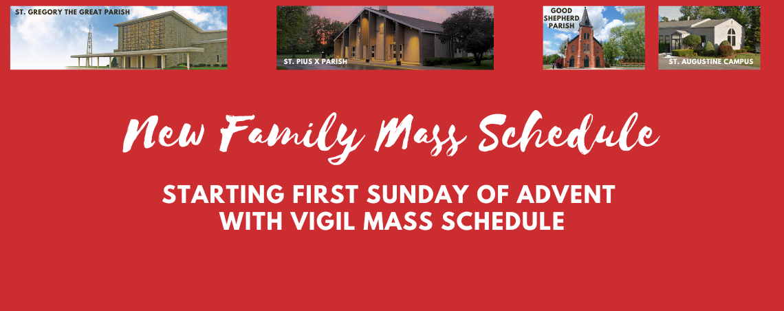 New: Family Mass Schedule